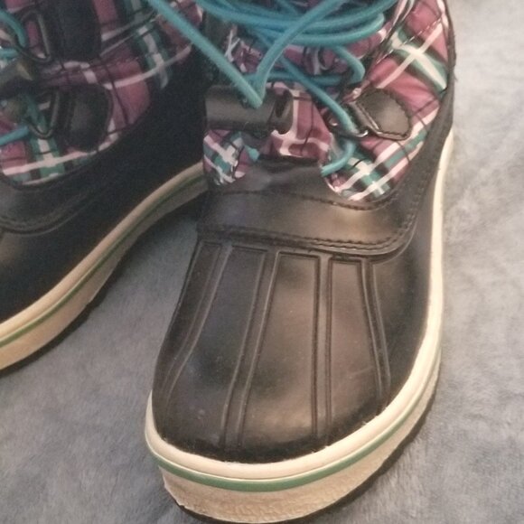 Girl's Ashley 3 COUGAR rain/winter duck feet boots medium ankle  Size 2M - Picture 3 of 4